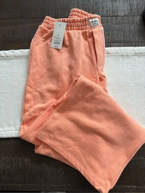 BNWT PARKE x Target Peach Wide Leg Sweatpants